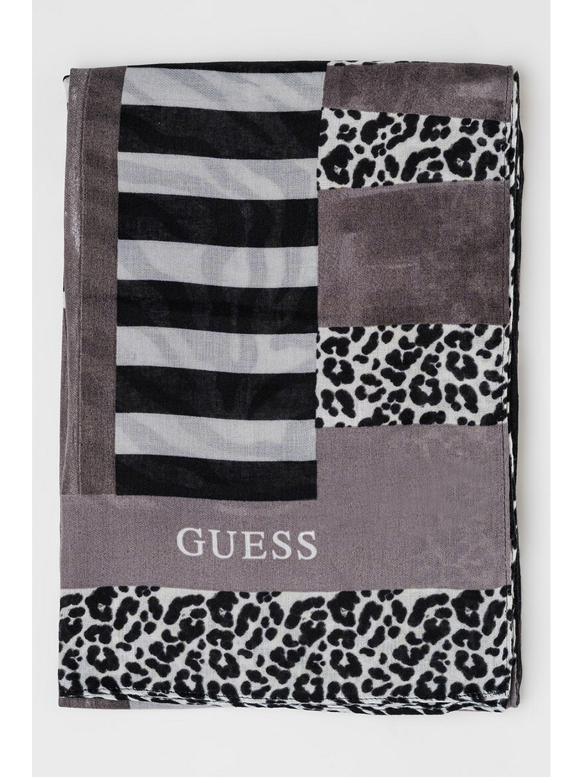 GUESS Foulard Donna Kefiah 130X130 AW9990 POL03 BLA Nero