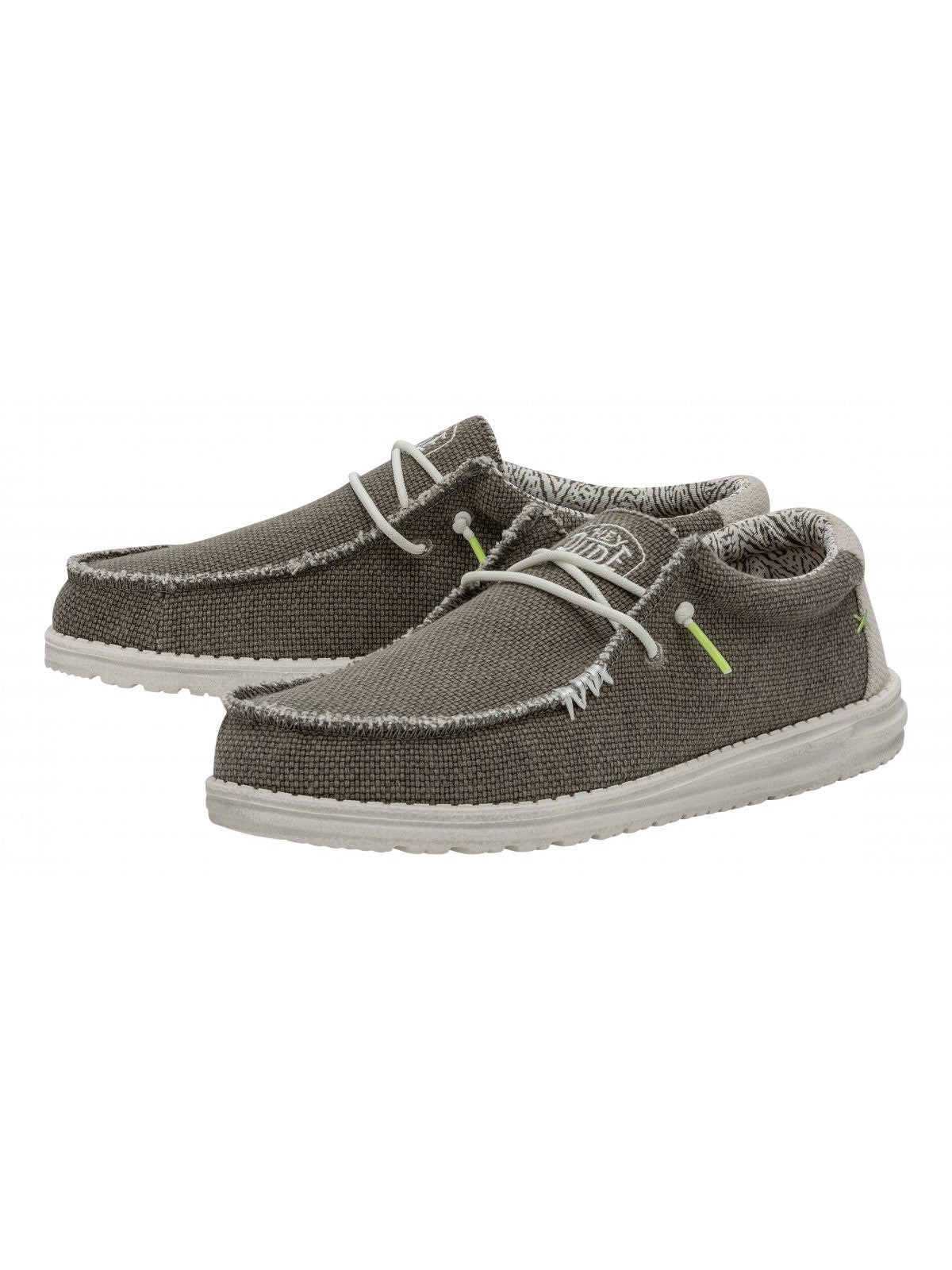 HEY DUDE Mocassino Uomo Wally Braided HD.40003 2BS Verde