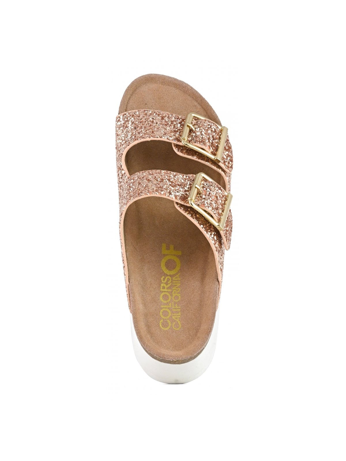 COLORS OF CALIFORNIA Sandalo Donna platform sandal in glitter HC.BES22 PKGOL Oro