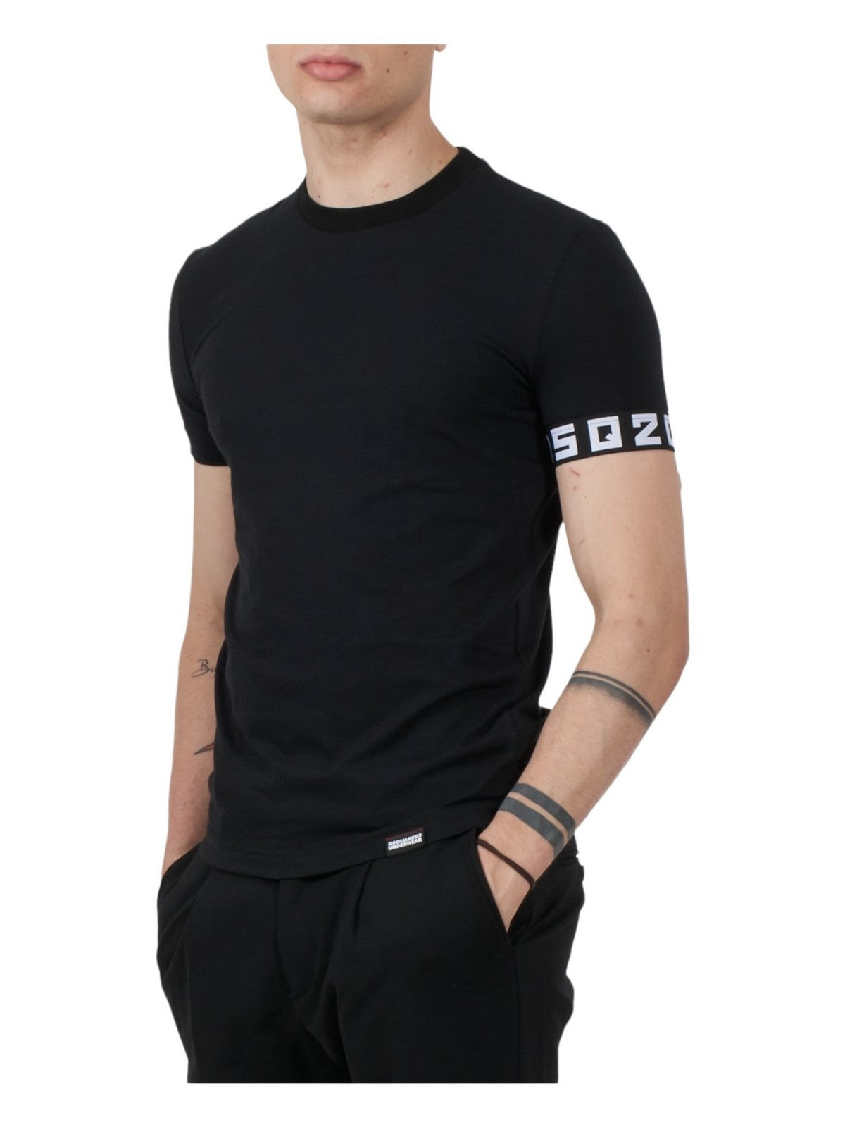 DSQUARED2 T-Shirt e Polo Uomo  D9M3S513 003 Nero