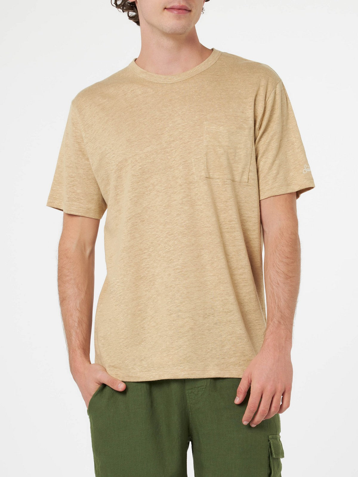 MC2 SAINT BARTH T-Shirt e Polo Uomo  ECSTASEA 00023F Beige