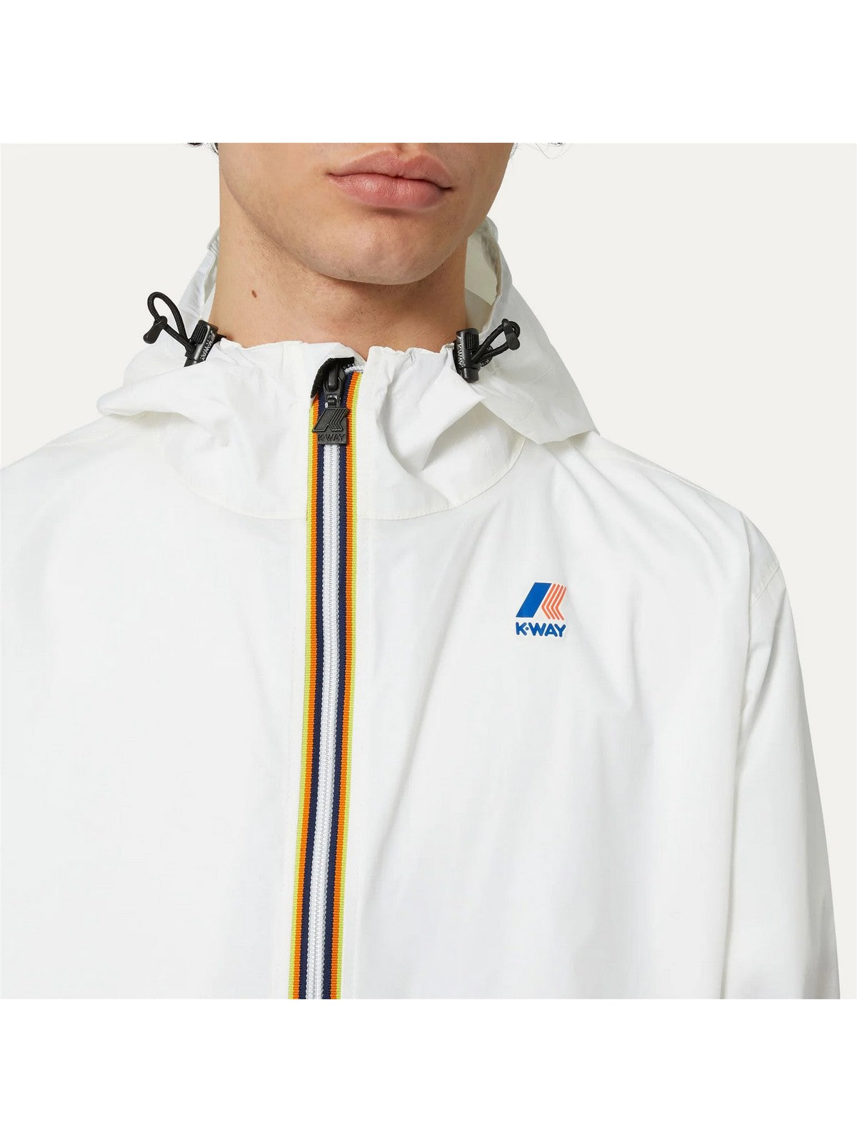 K-WAY Giubbino Uomo le vrai 3.0 claude K004BD0 001 Bianco