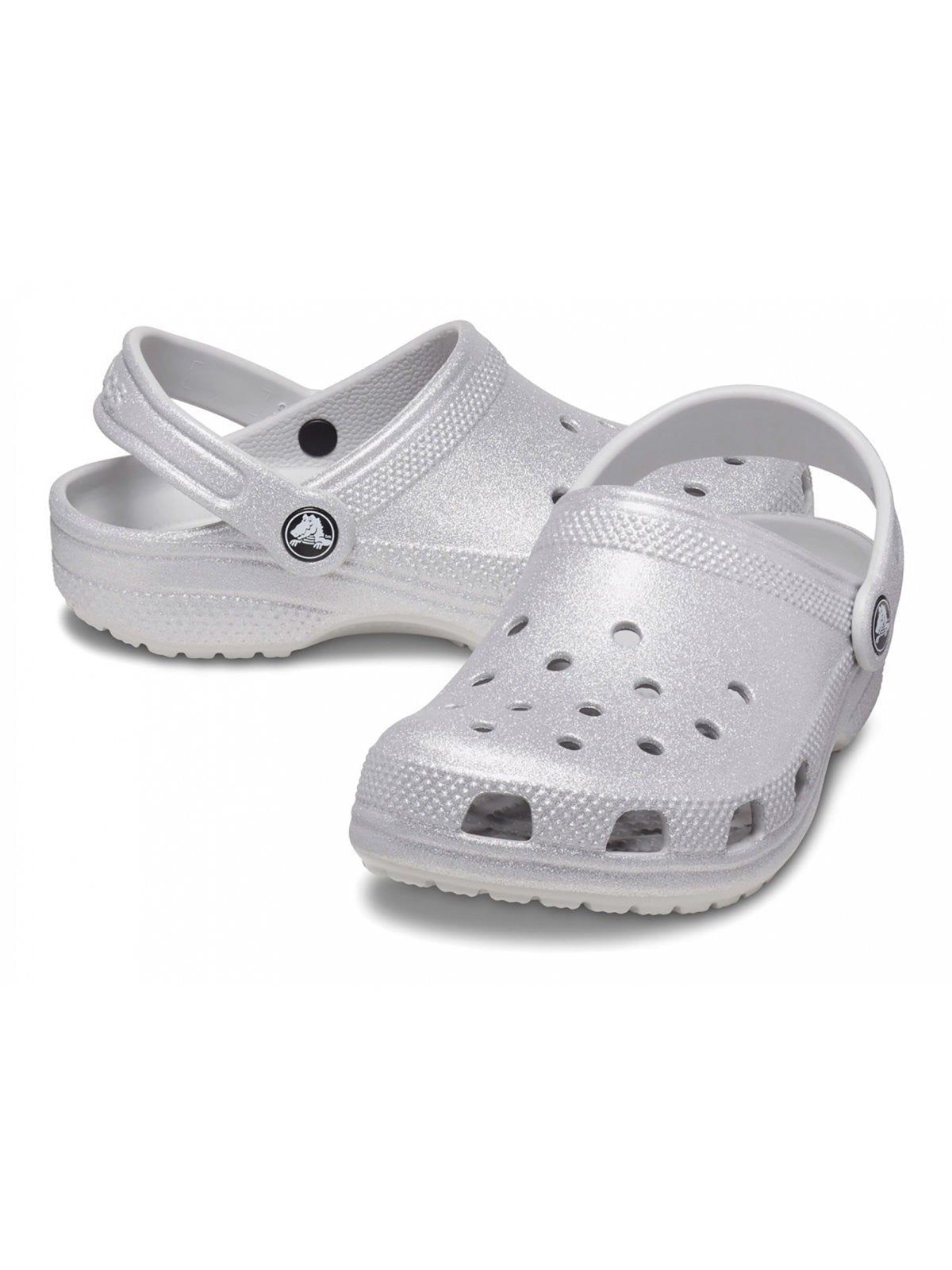 CROCS Ciabatta Bambine e ragazze Classic Glitter Clog T 206992 0IC Argento