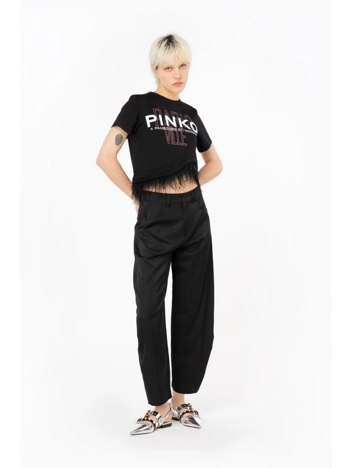 PINKO T-Shirt e Polo Donna Martignano 103130-A1LV Z99 Nero