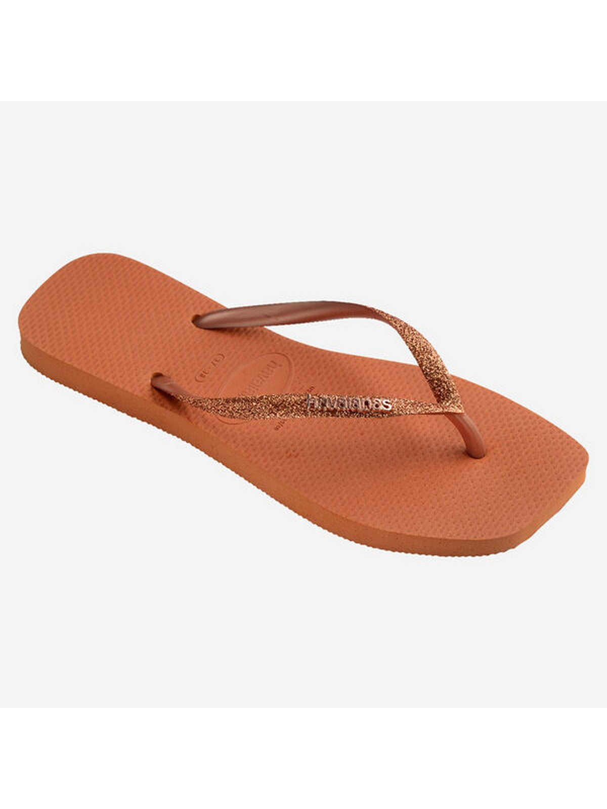 HAVAIANAS Infradito Donna Hav. Square glitter 4148102.4919 Arancione