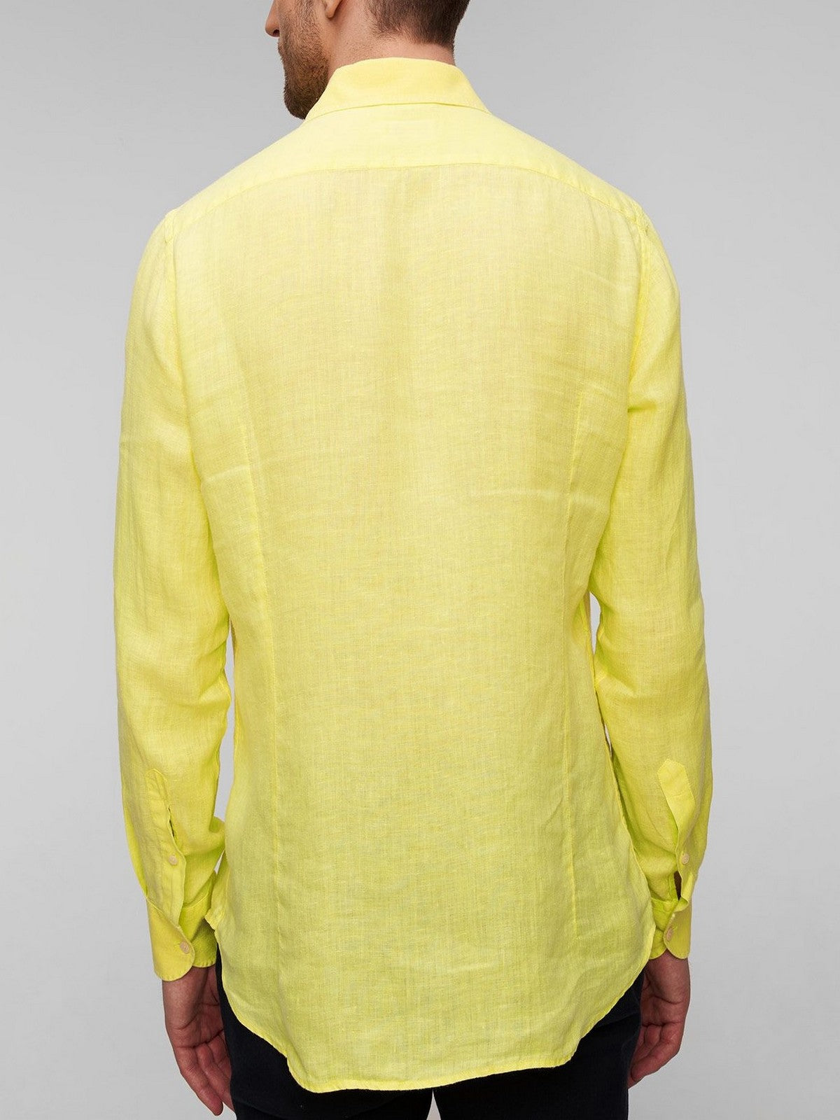 MC2 SAINT BARTH Camicia Uomo  PAMPLONA 01574F Giallo