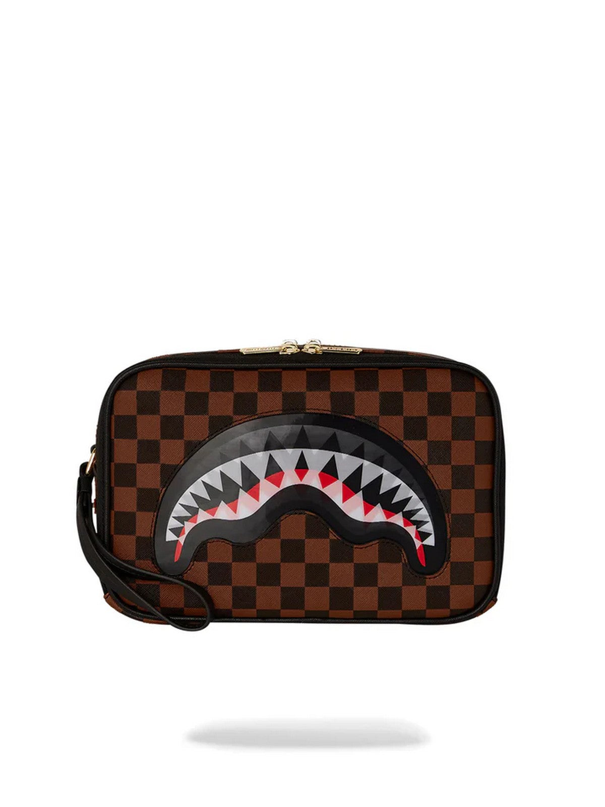 SPRAYGROUND Pochette Uomo SIP LENTICULAR CHOMP TOILETRY BRICK 910B6525NSZ Marrone