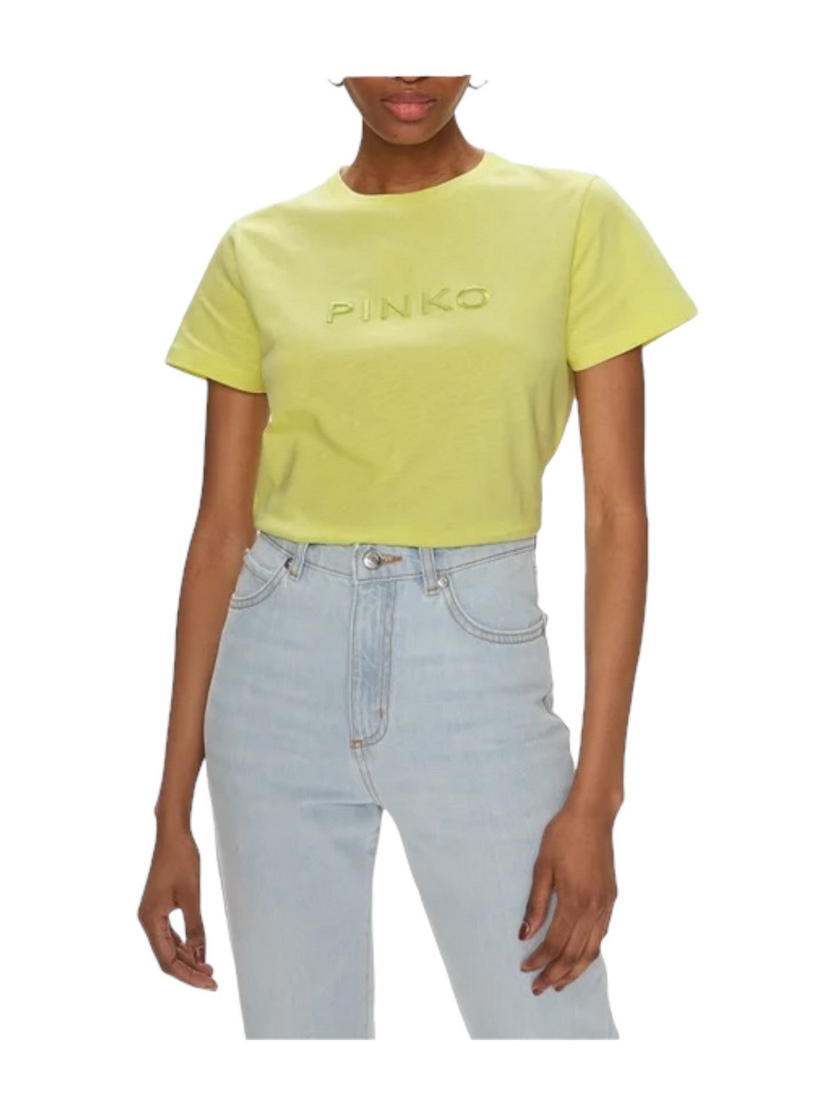 PINKO T-Shirt e Polo Donna Start 101752-A1NW H23 Giallo