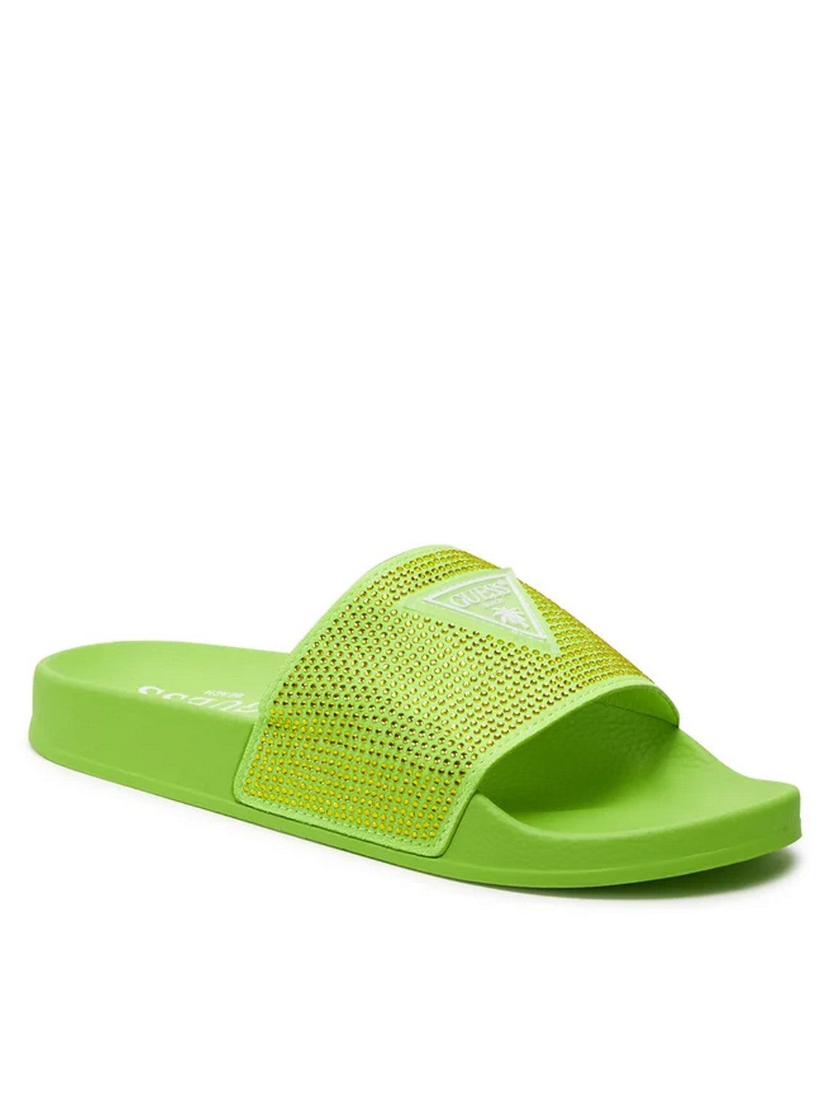 GUESS BEACHWEAR Ciabatta Donna Beach Slippers Stras E4GZ25 BB00F G8V3 Verde