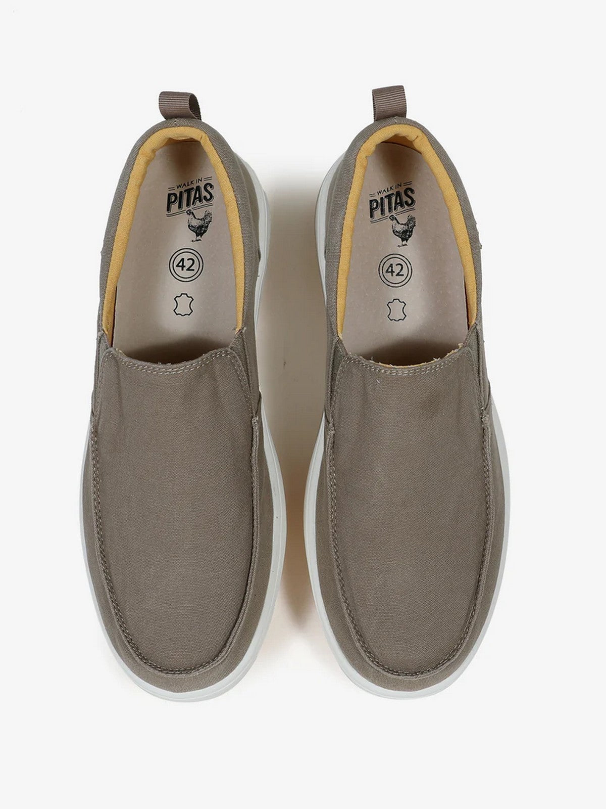 PITAS Mocassino Uomo  ISCHIA TAUPE Marrone