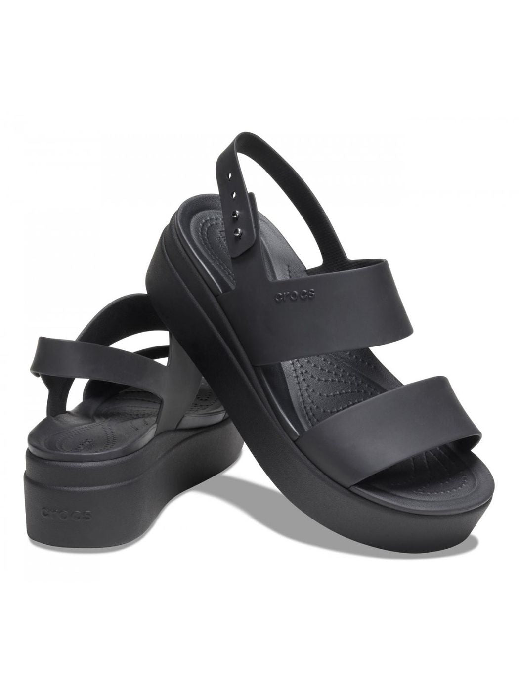 CROCS Sandalo Donna Brooklyn low wedge 206453 060 Nero