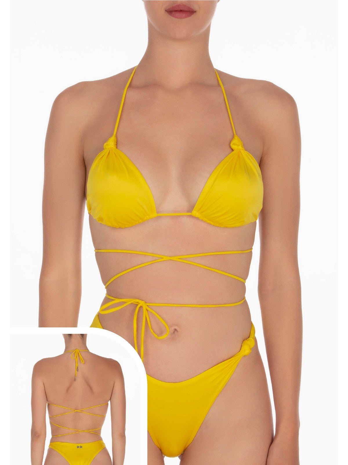 F**K Costume da bagno Donna  FK24-1002YL Giallo