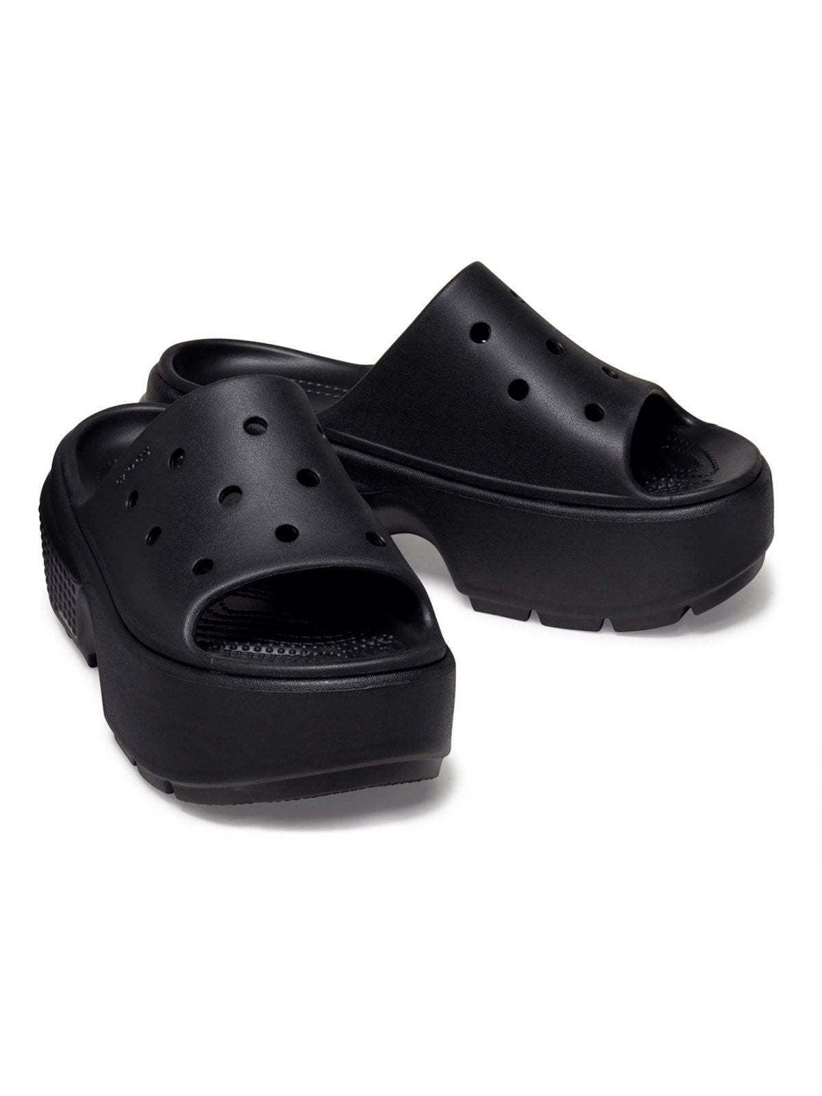 CROCS Ciabatta Donna Stomp Slide W 209346 001 Nero