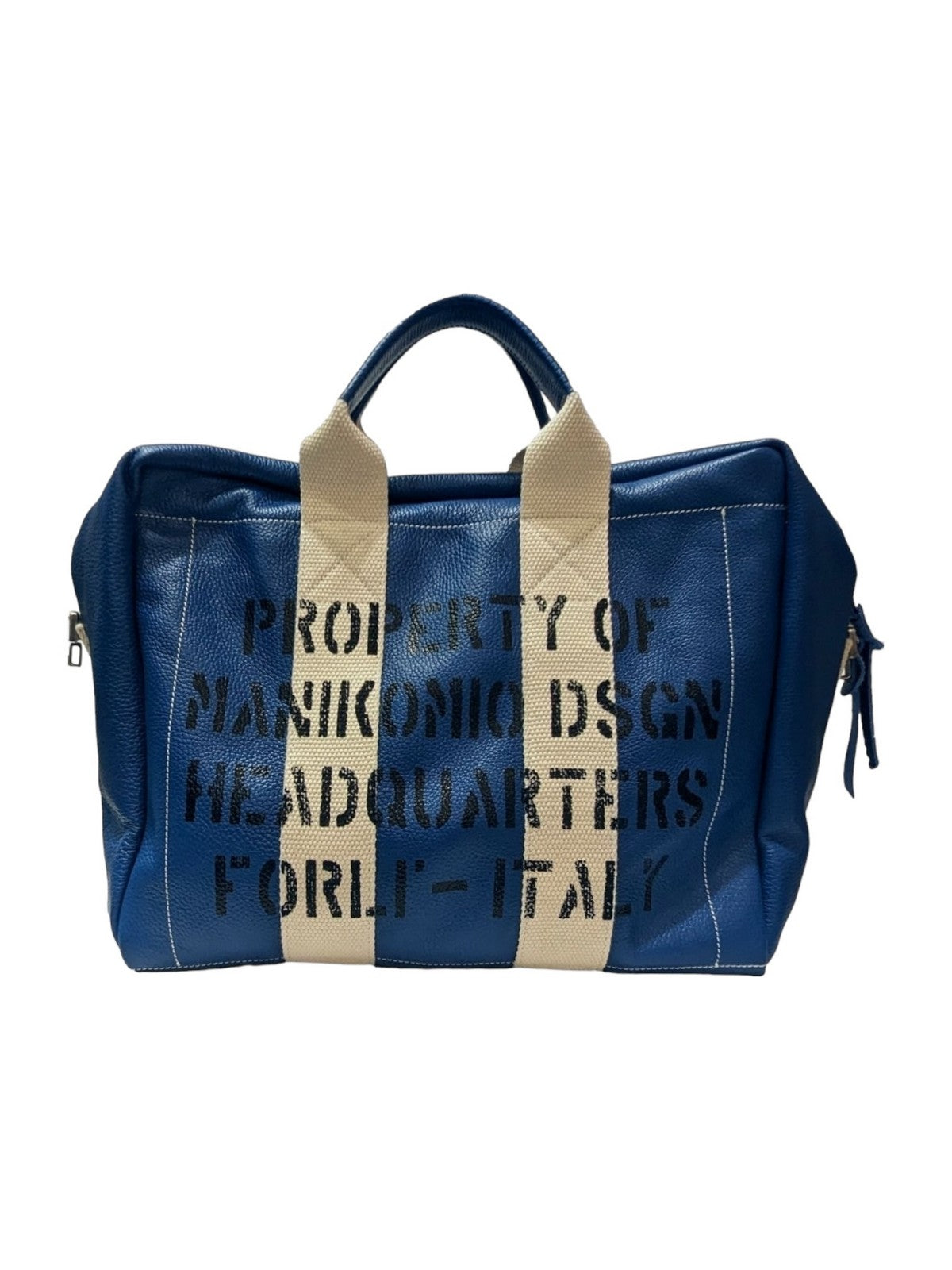 MANIKOMIO DSGN Borsa Uomo Icon leather AN6505-1 PM11 Blu