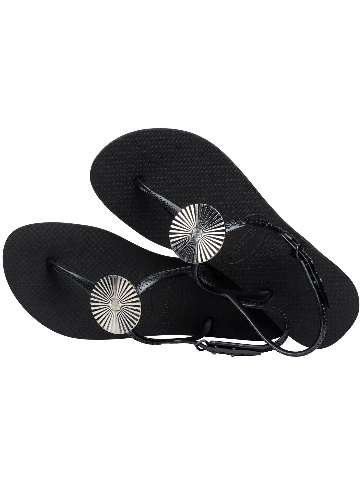 HAVAIANAS Infradito Donna Hav. Twist Metal 4148924.0090 Nero