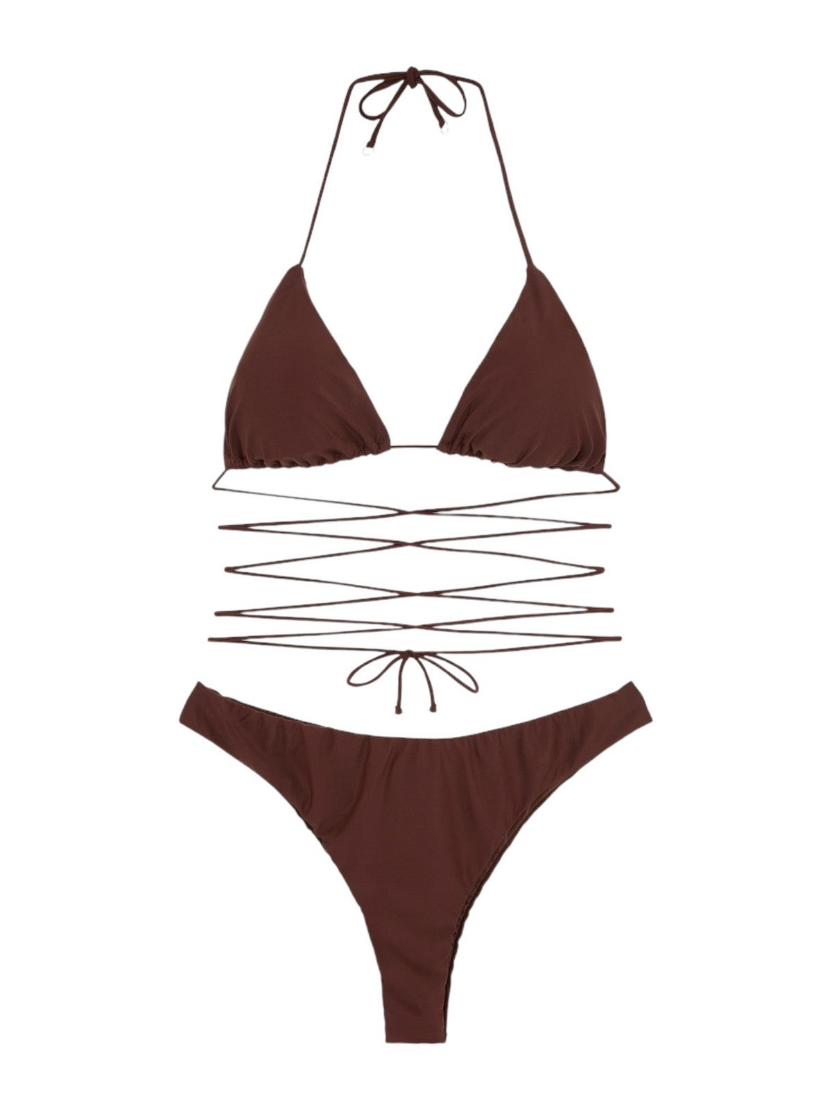 ME FUI Costume da bagno Donna  MF24-0310BN Marrone