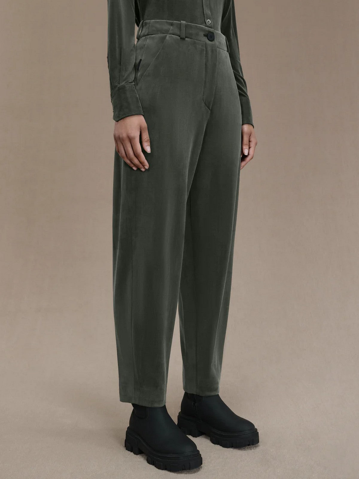 RRD Pantalone Donna CUPRO JOANIE WOM PANT W24723 20 Verde