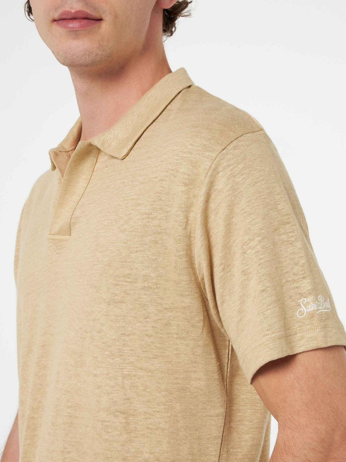 MC2 SAINT BARTH T-Shirt e Polo Uomo  FRASER 00023F Beige