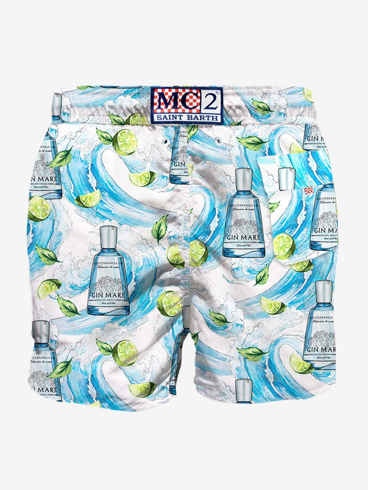 MC2 SAINT BARTH Costume da bagno Uomo  GUSTAVIA 03521F Bianco