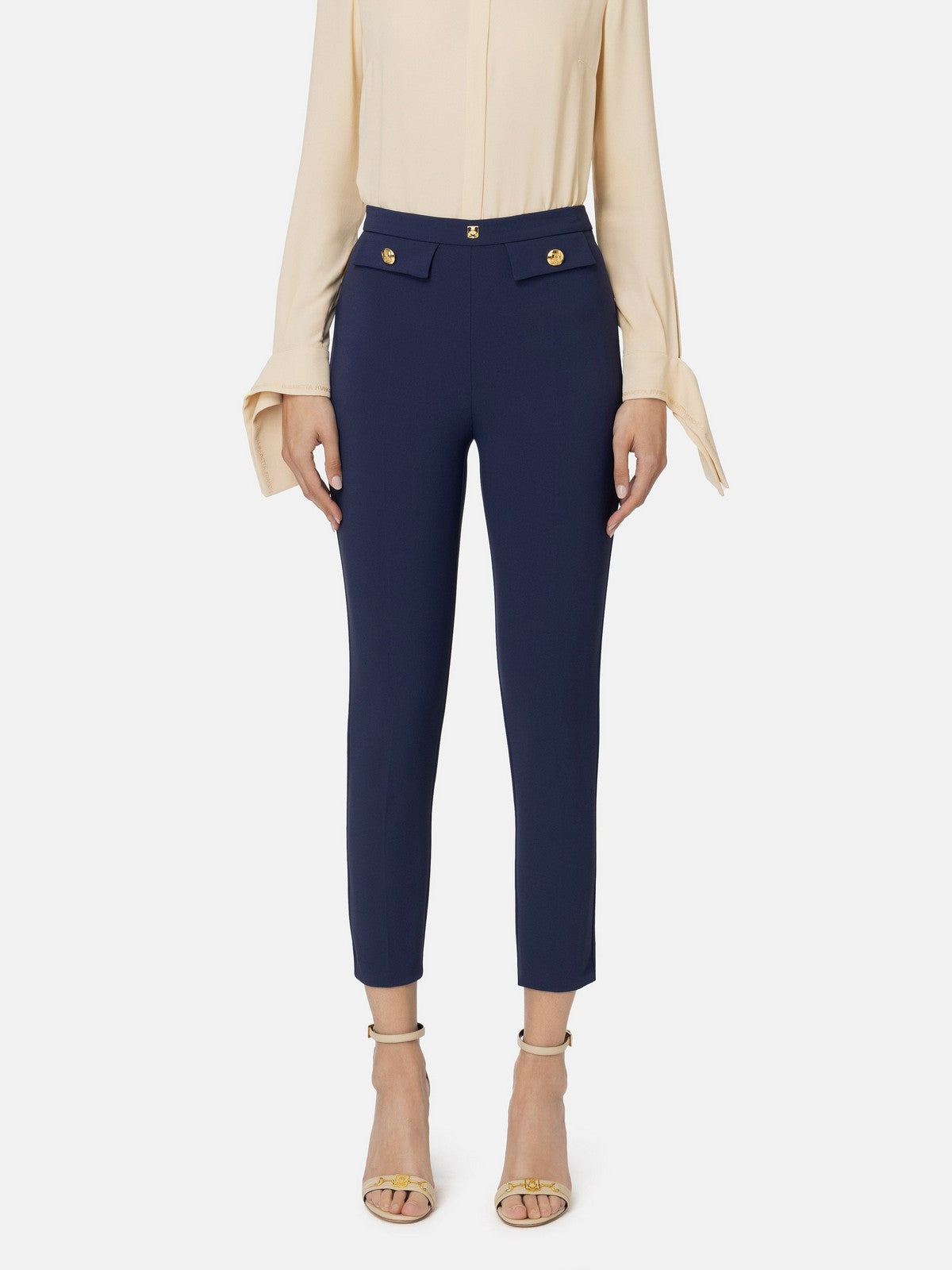 ELISABETTA FRANCHI Pantalone Donna  PA02446E2 B75 Blu