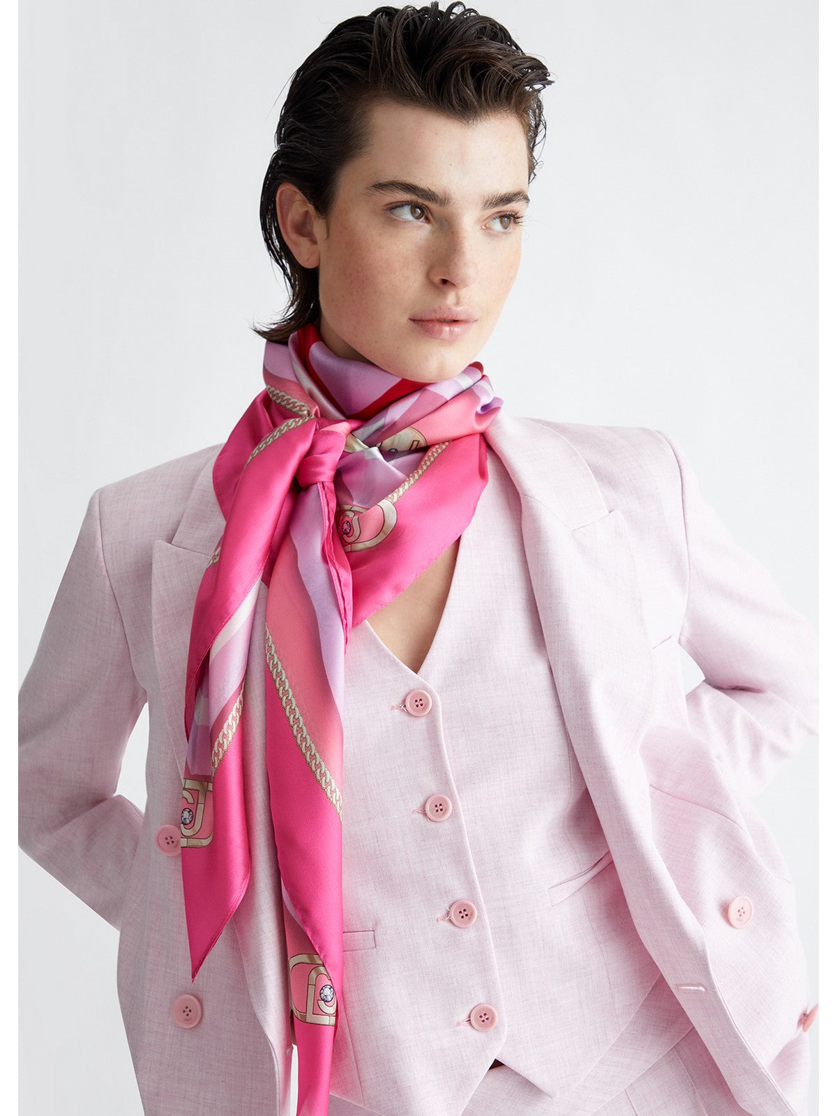 LIU JO SOFT Foulard Donna  2A4043T0300 00021 Rosa