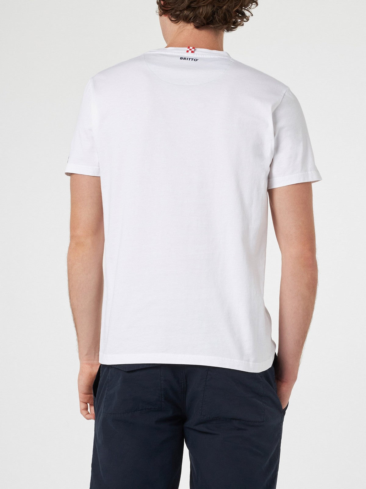 MC2 SAINT BARTH T-Shirt e Polo Uomo  BLANCHE 04728F Bianco