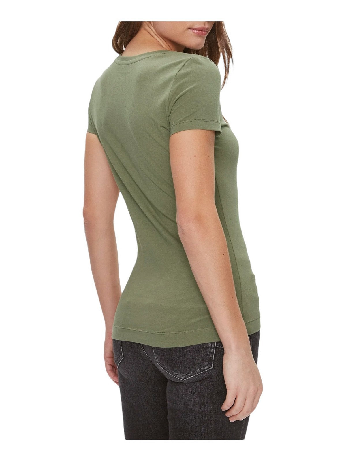GUESS T-Shirt e Polo Donna Ss Cn 4G Logo Tee W4RI35 J1314 G831 Verde