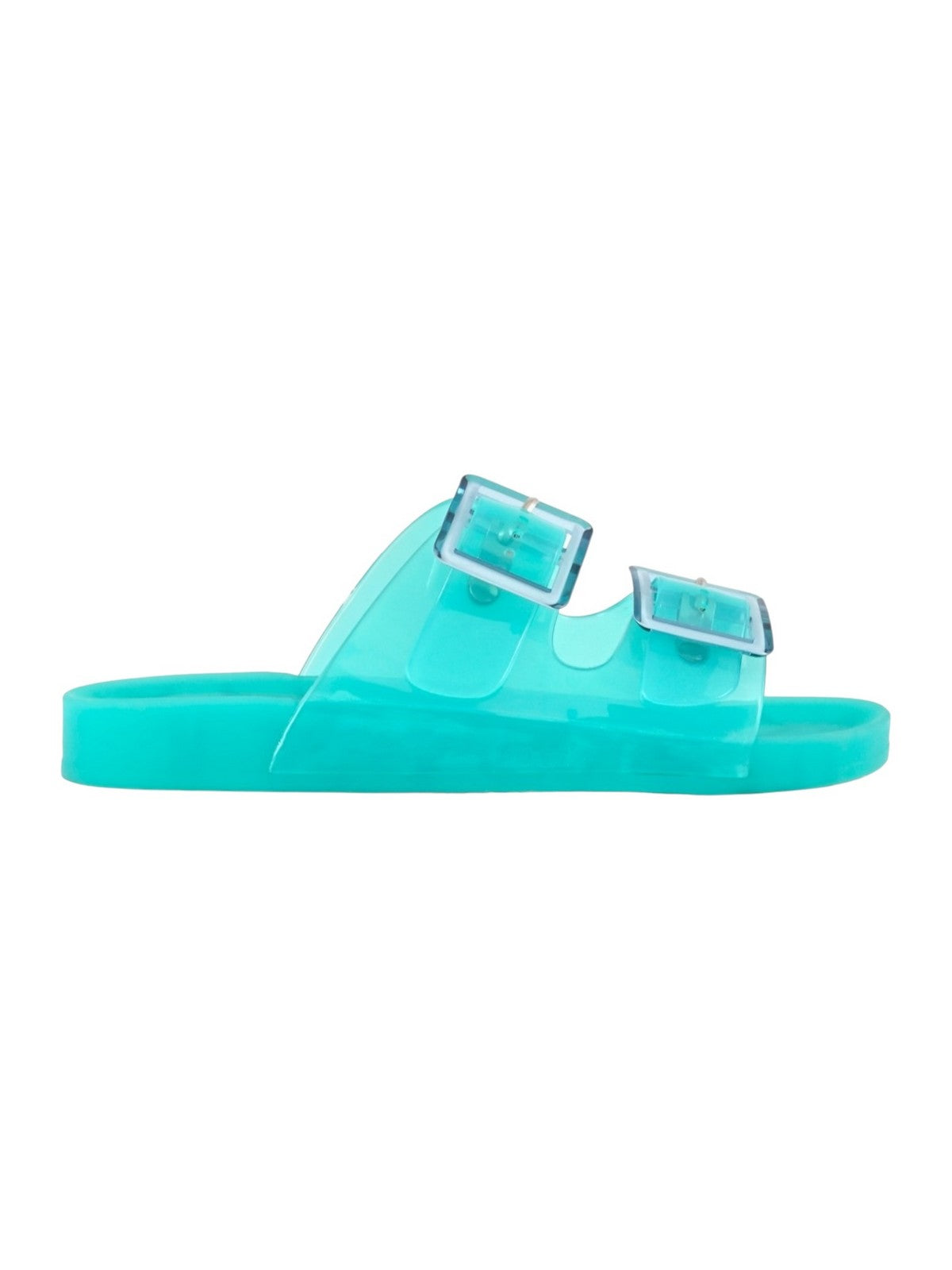 COLORS OF CALIFORNIA Ciabatta Donna jelly sandal 2 buckles HC.CHJ010 SKY Blu