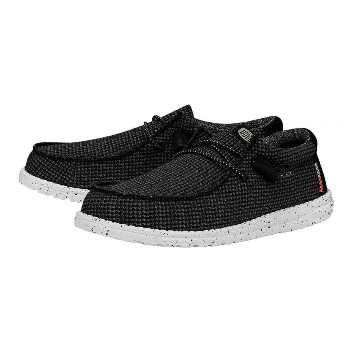 HEY DUDE Mocassino Uomo Wally Sport Mesh HD.40403 066 Nero