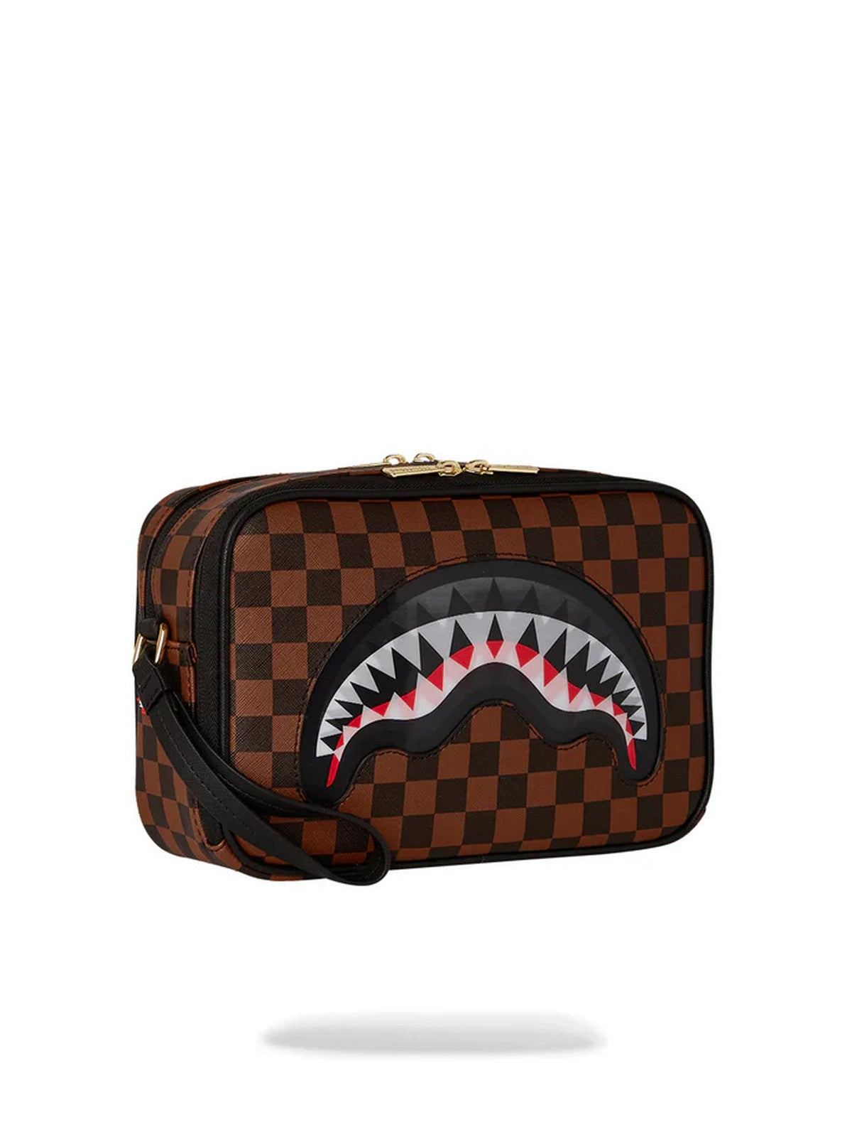 SPRAYGROUND Pochette Uomo SIP LENTICULAR CHOMP TOILETRY BRICK 910B6525NSZ Marrone