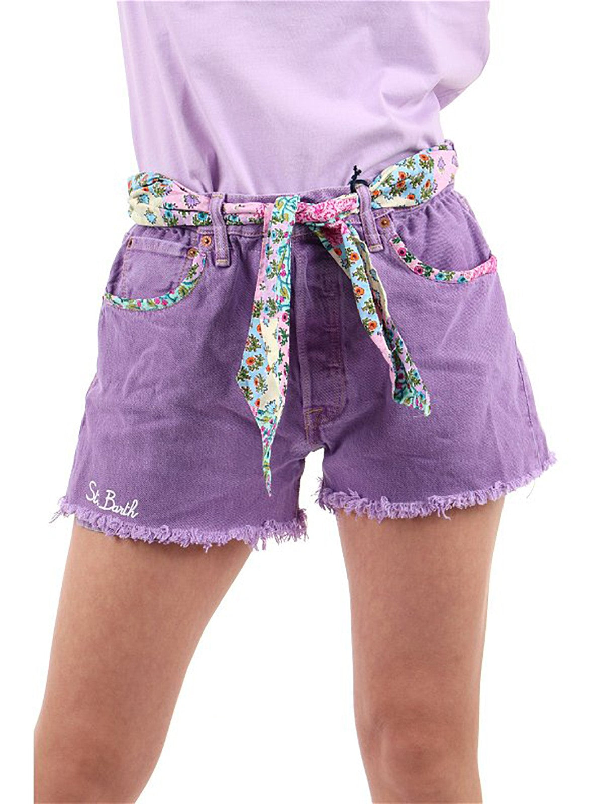 MC2 SAINT BARTH Pantaloncino Donna  ARIZONA 04945F Viola