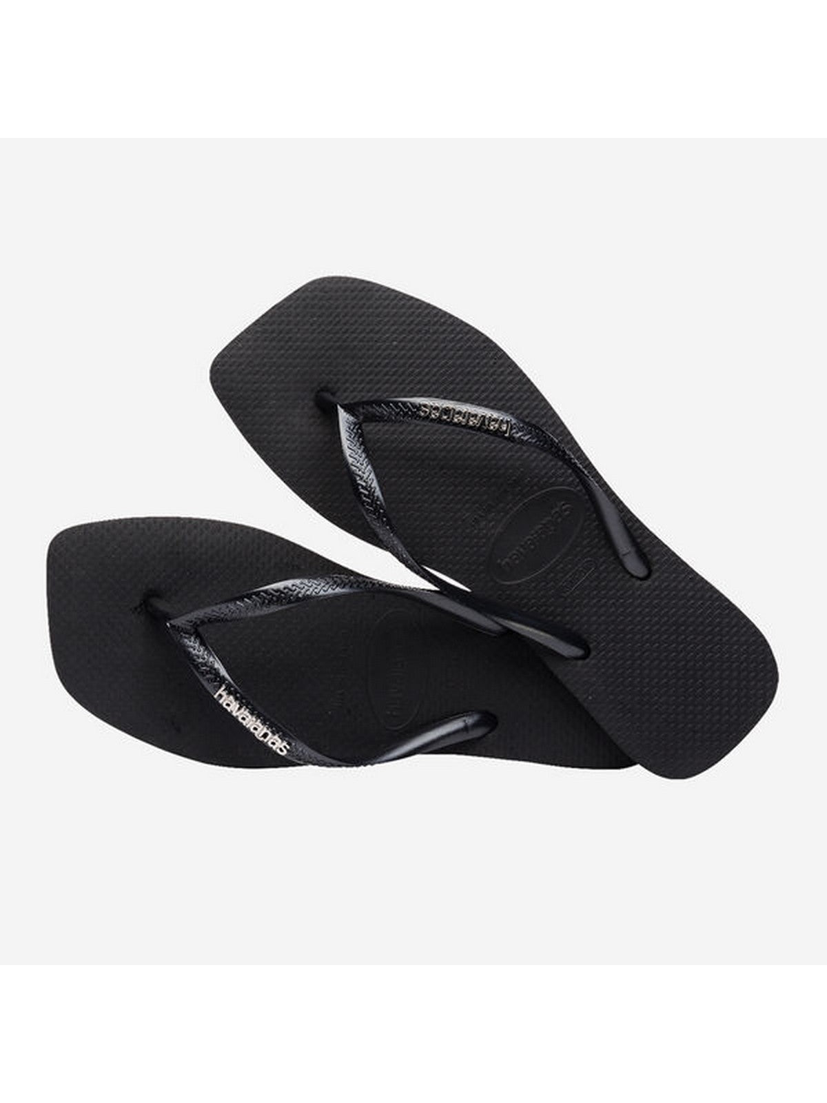 HAVAIANAS Infradito Donna Hav. square logo metallic 4148257.2976 Nero