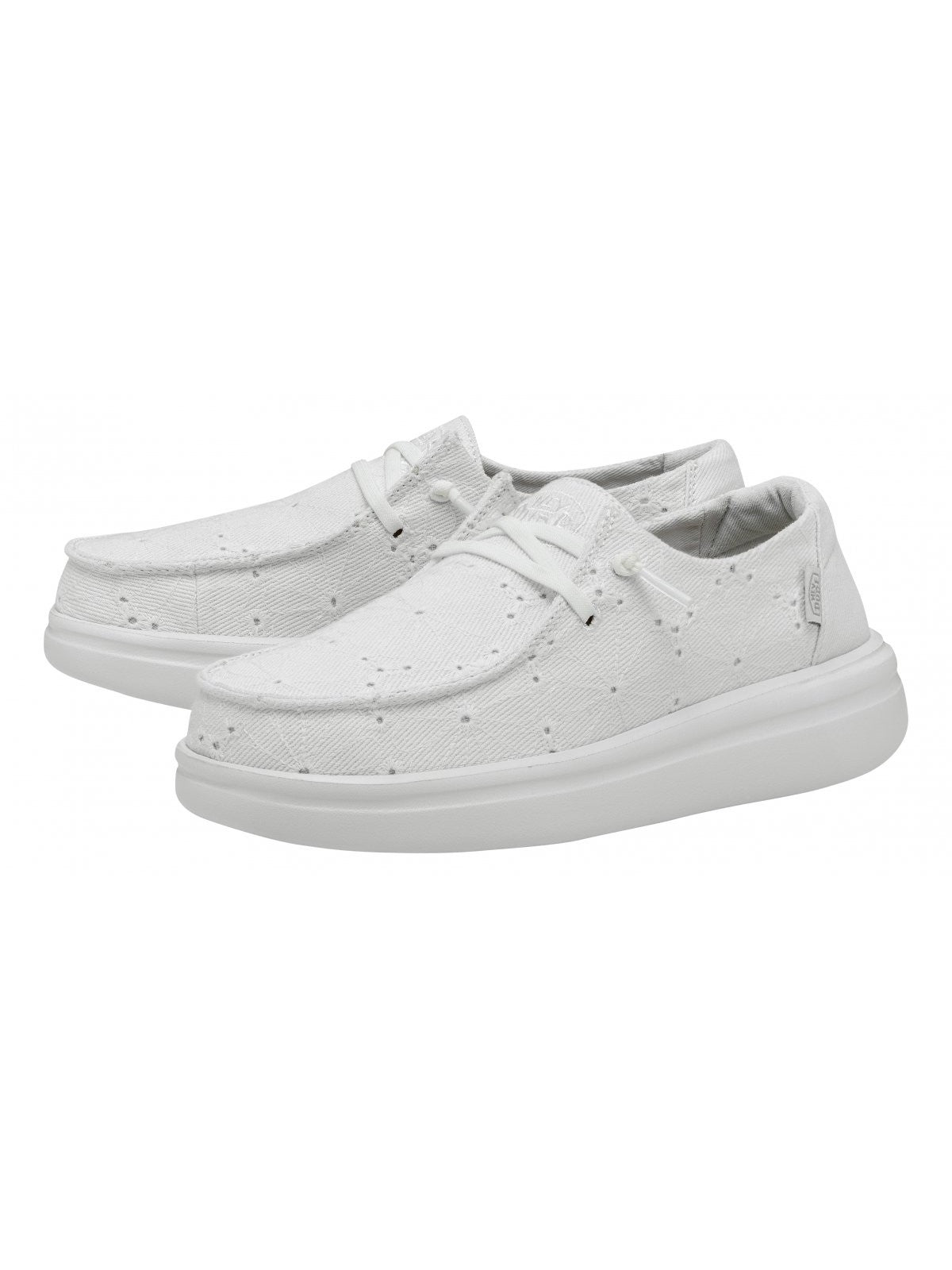 HEY DUDE Mocassino Donna Wendy Rise Eyelet W HD.40075 9CT Bianco