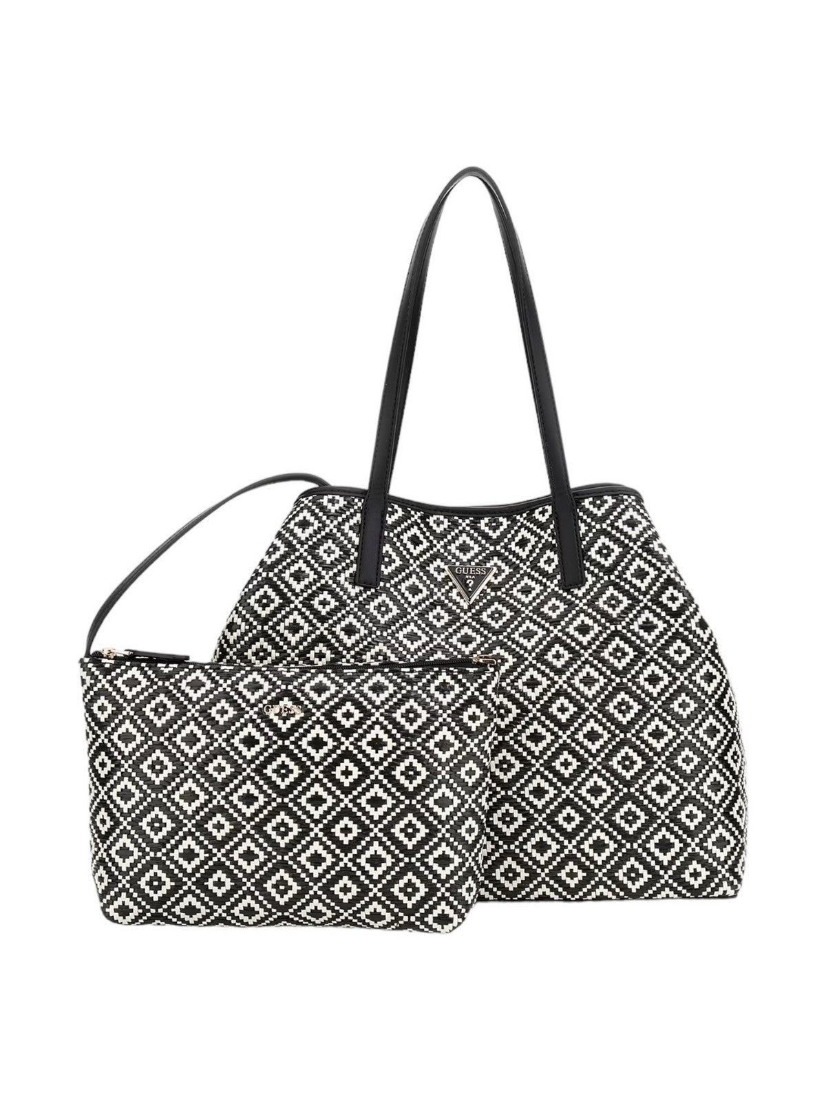 GUESS Borsa Donna Vikky Ii Large Tote HWWR93 18290 BLA Nero