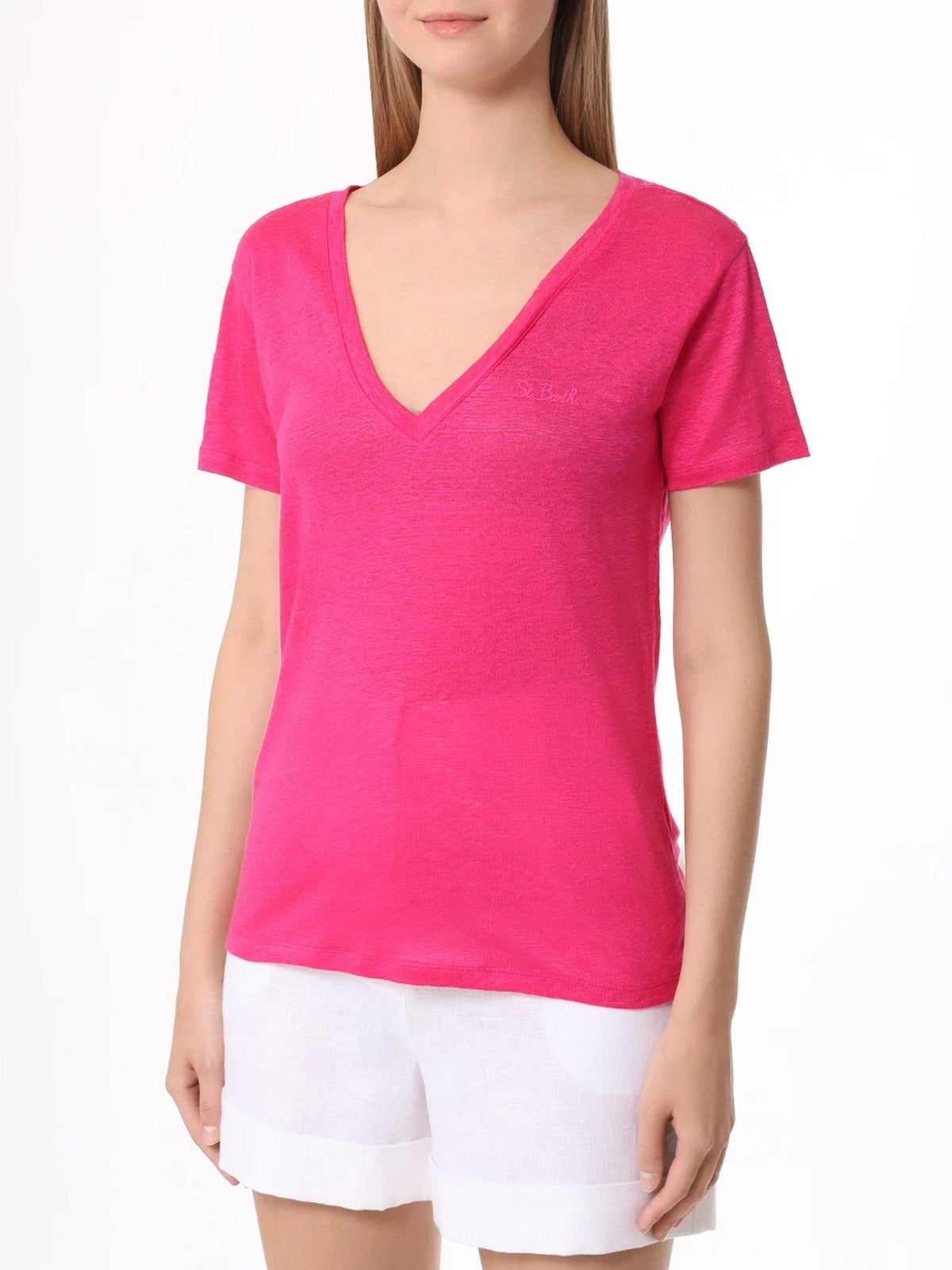 MC2 SAINT BARTH T-Shirt e Polo Donna  ELOISE 05607F Rosa