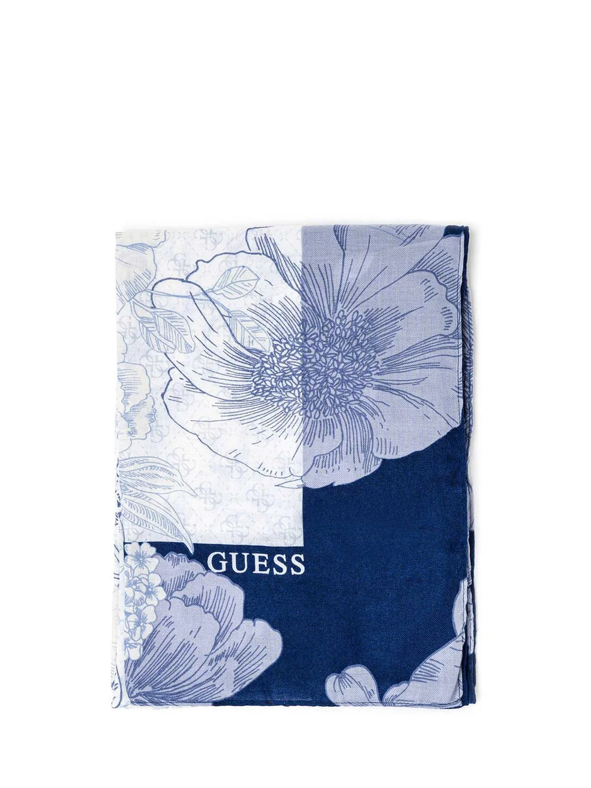 GUESS Foulard Donna Kefiah 140X140 AW9988 POL03 BLU Blu