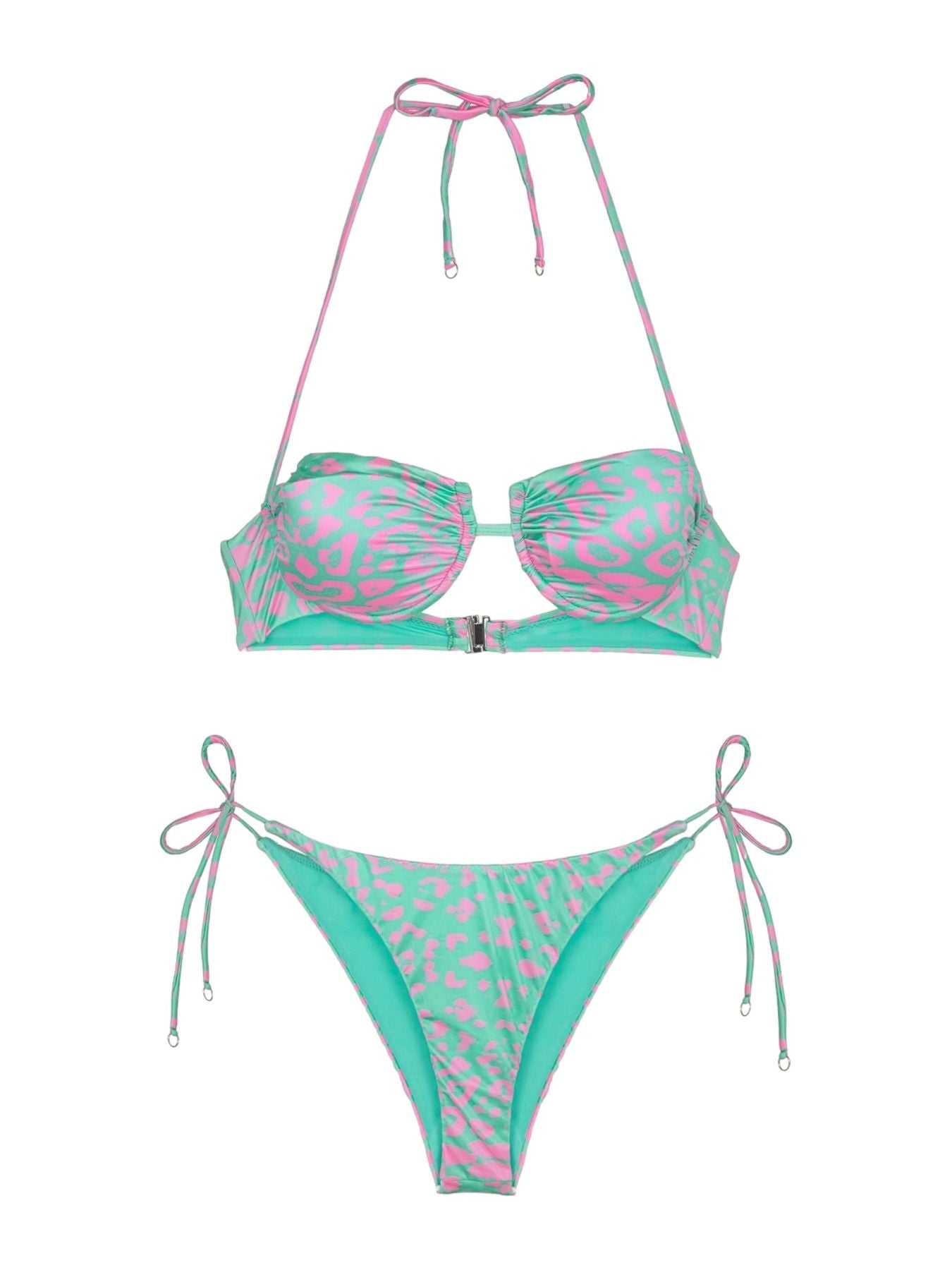 F**K Costume da bagno Donna  FK24-0401X02 Verde