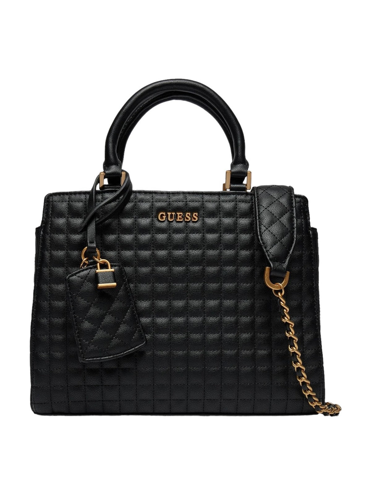 GUESS Borsa Donna Tia Luxury Satchel HWQA91 87060 BLA Nero