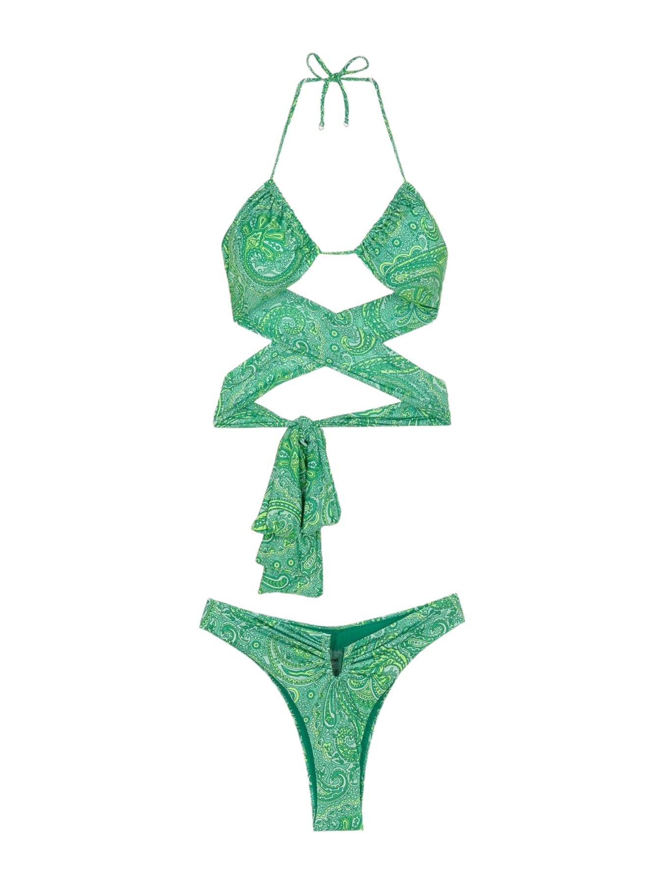 F**K Costume da bagno Donna  FK24-0700X12 Verde