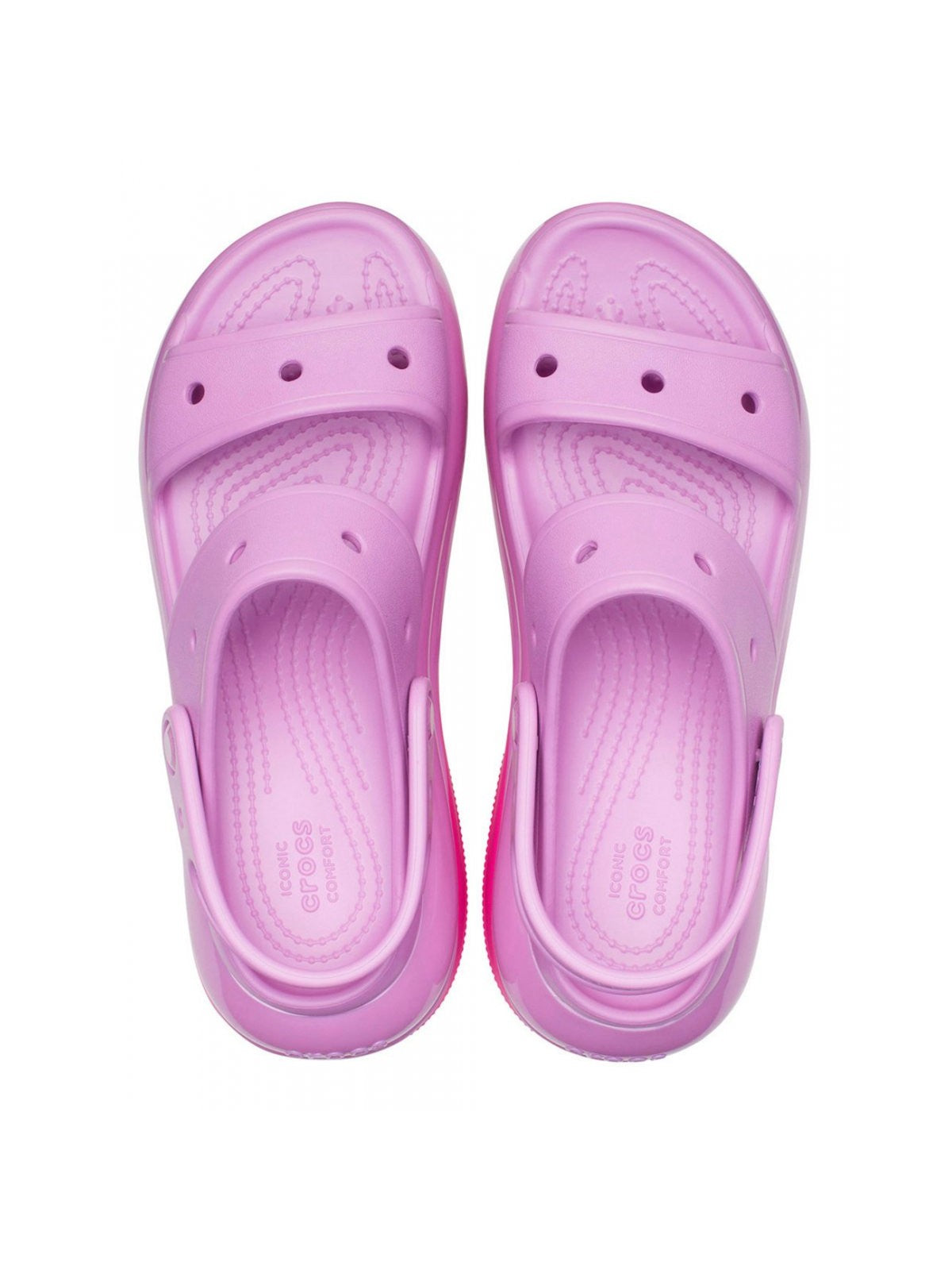 CROCS Sandalo Donna Classic Mega Crush Sandal W 207989 6WQ Rosa