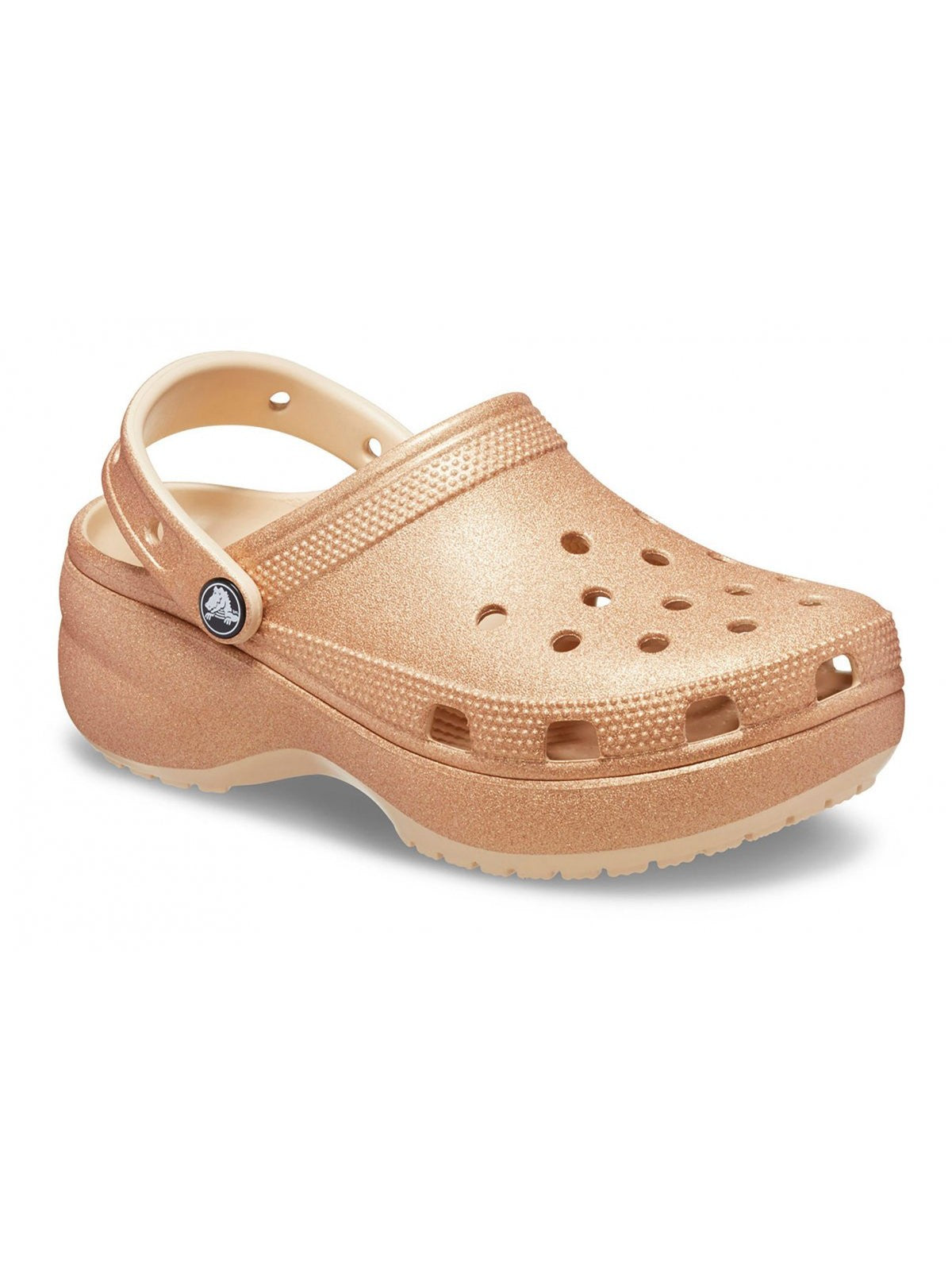 CROCS Ciabatta Donna Classic Platform Glitter Clg W 207241 2DS Beige