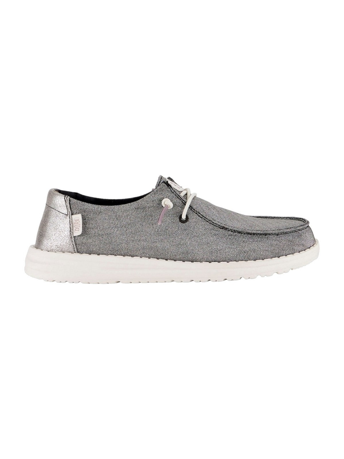 HEY DUDE Mocassino Donna Wendy Metallic Sparkle HD.41082 025 Grigio