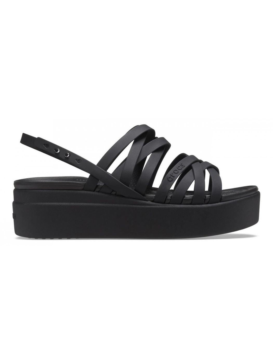 CROCS Sandalo Donna Brooklyn strappy low 206751 001 Nero