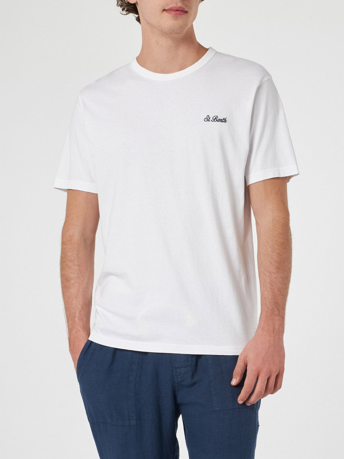 MC2 SAINT BARTH T-Shirt e Polo Uomo  DOVER 00398F Bianco