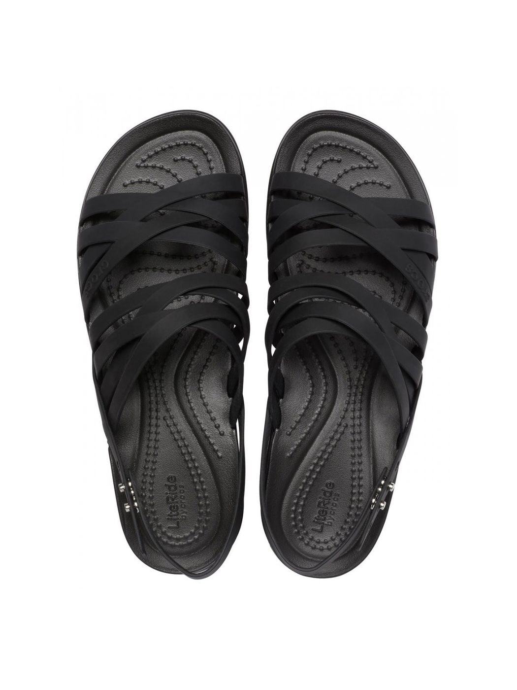 CROCS Sandalo Donna Brooklyn strappy low 206751 001 Nero