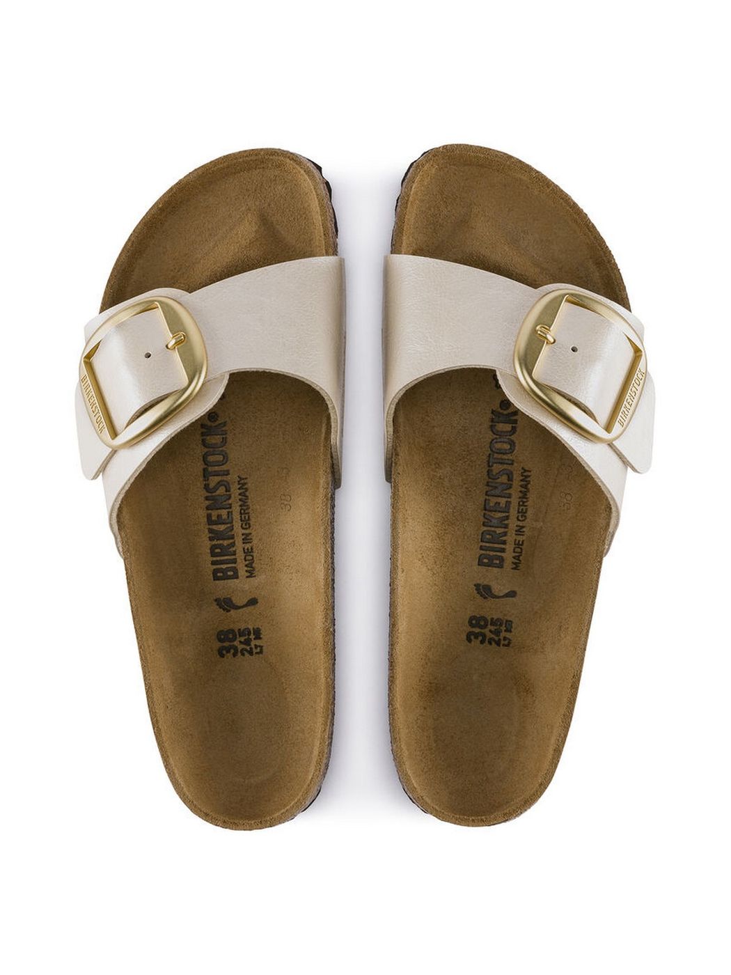 BIRKENSTOCK Sandalo Donna Madrid 1015279 Bianco