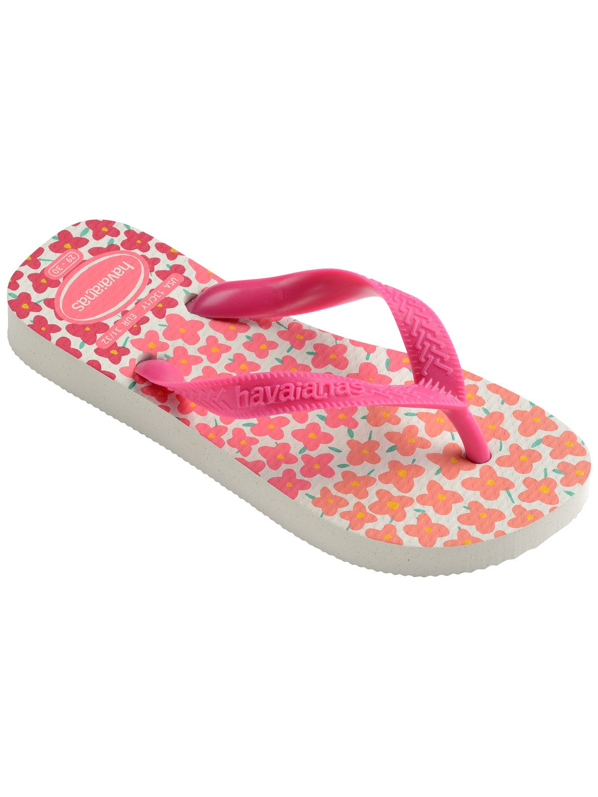 HAVAIANAS Infradito Bambine e ragazze Hav. Kids Flores 4000052.7026 Bianco