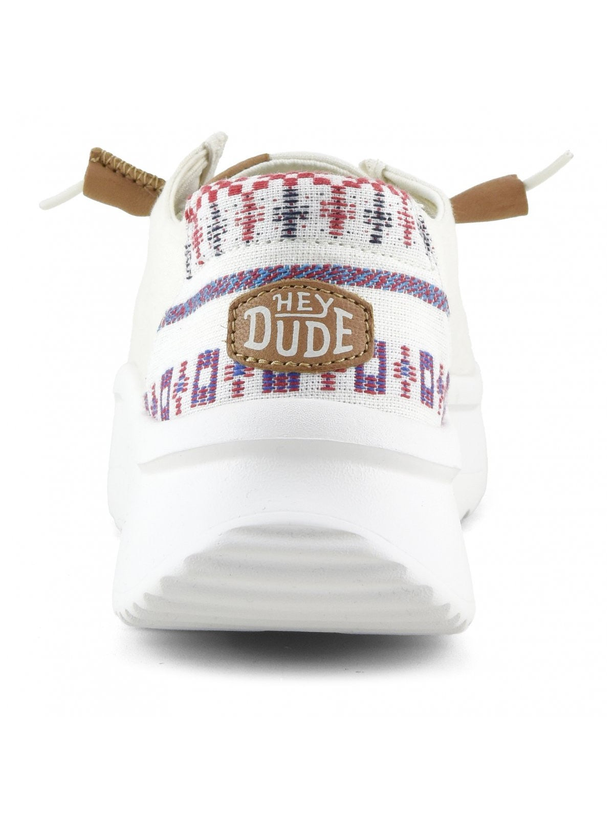 HEY DUDE Mocassino Donna Wendy Peak Baja Stripe HD.40739 100 Bianco