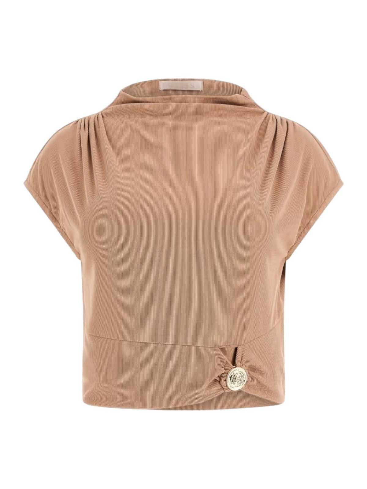 GUESS Top Donna Sl Turtle Nk Febe To W4RP40 KAQL2 G1DQ Beige