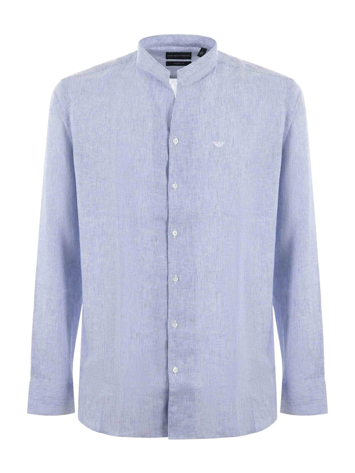 EMPORIO ARMANI Camicia Uomo  E31CM3 F1312 724 Blu